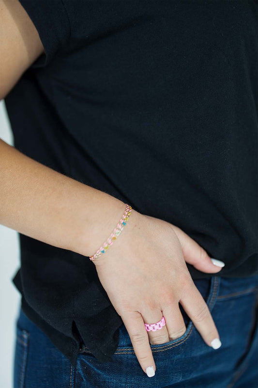 Pink Y2K Ring