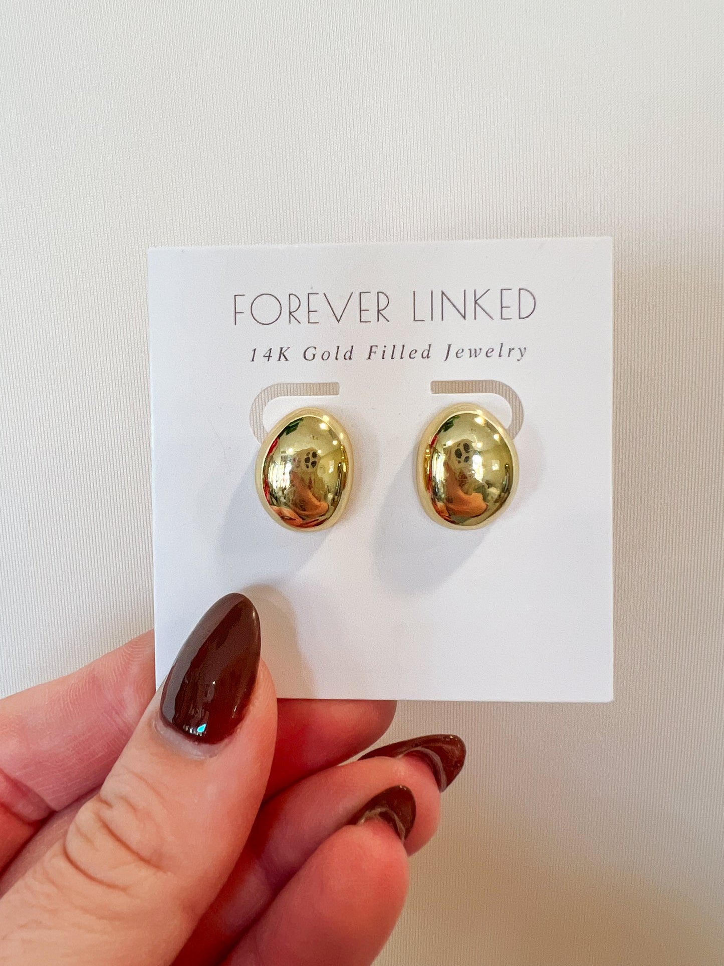 GOLD BUBBLE STUD