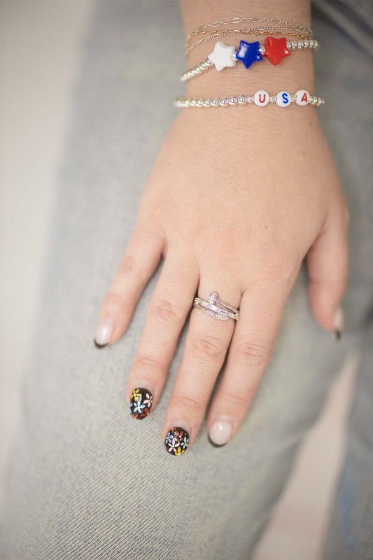Silver USA Bracelet