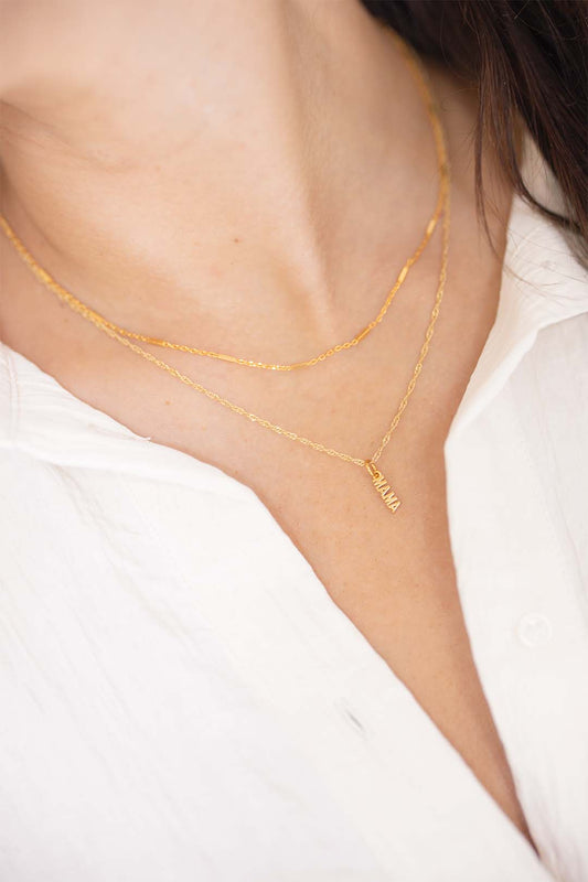 MAMA Necklace in Gold