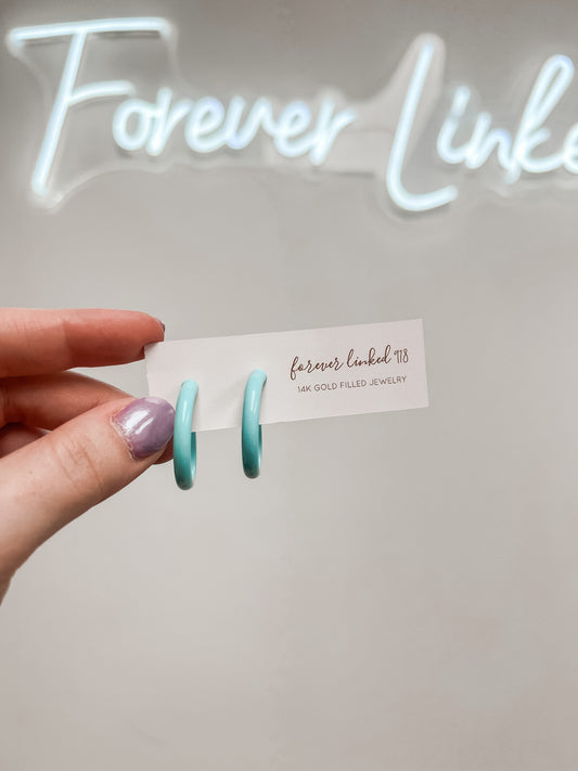 TEAL HOOP