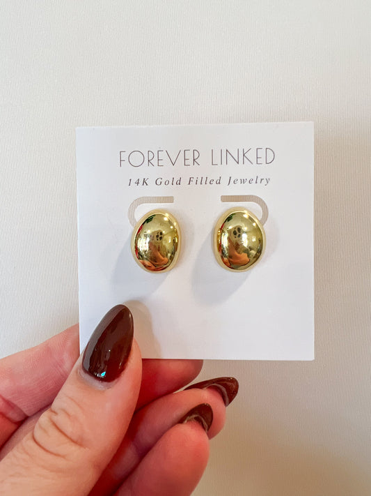 GOLD BUBBLE STUD