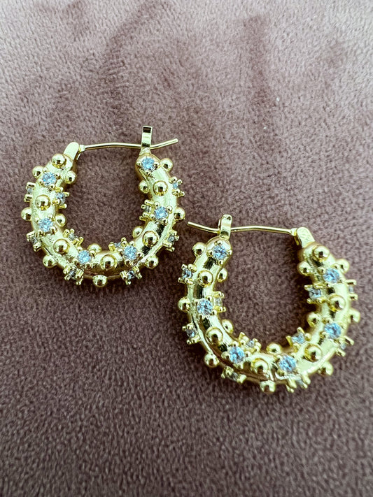 Sadi Hoop in Gold