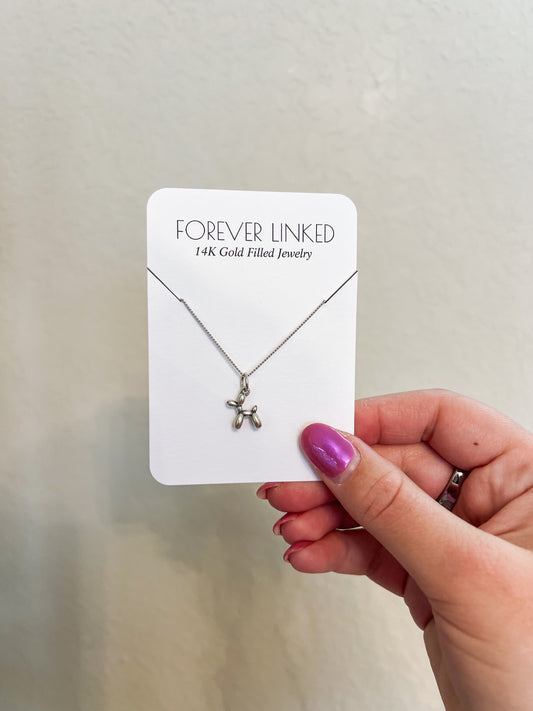 Balloon Dog Necklace