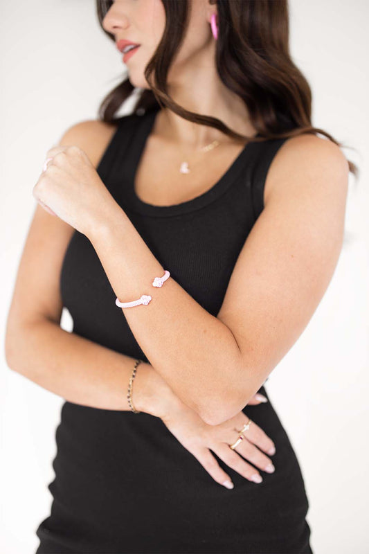 Pink Cable Bracelet