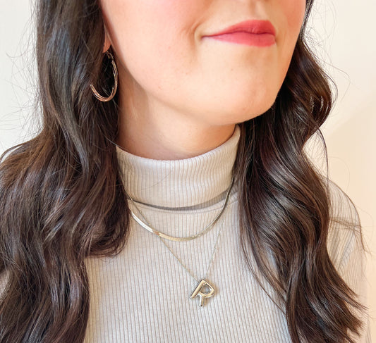 HERRINGBONE IN SILVER